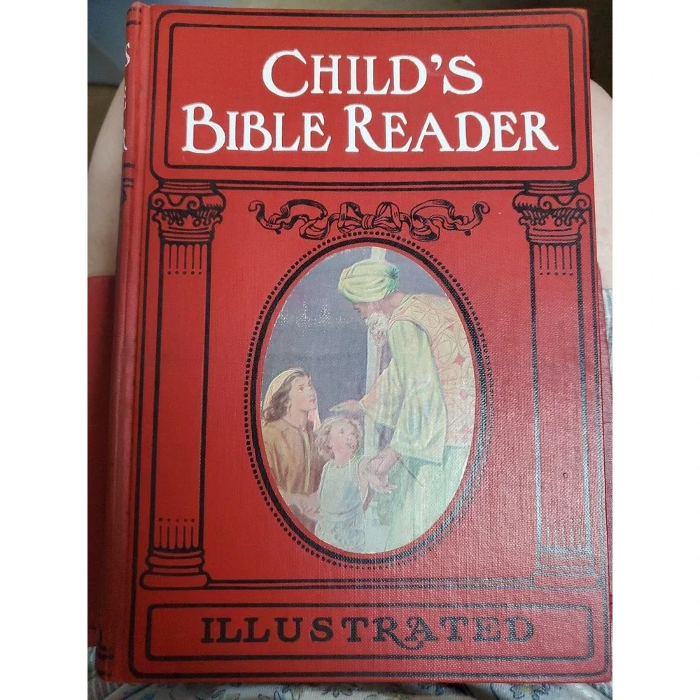 VTG 1962 Child's Bible Reader Illustrated With Color Plates By‎ Charlotte Yonge